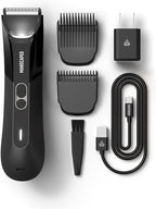 MANSCAPED® The Lawn Mower® 4.0 PRO - Groin & Body Hair Trimmer, Updated SkinSafe® Trimmer Blade, Waterproof Wet/Dry Groomer, USB-C & Wireless Charging Compatible, Men’s Ball Shaver with Travel Lock