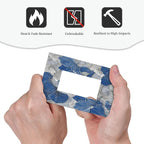 Bvtewkhz Abstract Blue Marble Plant Leaves 1 Gang Single Rocker Decorative Light Switch Covers Electrical Faceplate Switch Plates for Bathroom Kitchen Home