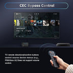 4K@120Hz HDMI 2.1 eARC Audio Extractor 1 in 1 Out Support VRR ALLM HDCP2.3 ARC eARC HDR CEC SPDlF Optical Audio Out Digital EDID for PS5 Xbox NVIDIA AMD