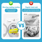 Shoe washing machine bag,2Pack Shoes washing bags,Reusable Slaundry shoes bags for washer and dryer,Laundry bags for shoes for Sturdy Zipper with Hook Design(Yellow)