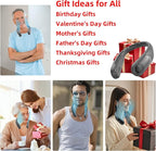 Portable Neck Fan,Personal Wearable Bladeless Fan,LED Display,4-Speeds,6000mAh USB Rechargeable,360° Strong Cooling Wind,Hands Free,White Elephant Gift,Christmas Gifts for Men Women (Dark grey)