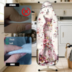 Nuxovilar Ironing Board Cover Needle Cotton 15x54 Inches | Ironing Board Cover and Pad Floral Dress Form Needle Cotton for Craft Room, Laundry Area, Home