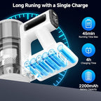 BSNAW Cordless Vacuum Cleaner for Home, 8-in-1 Lightweight Stick Vacuum with 45Mins Runtime, Powerful Suction, Anti-Tangle, Rechargeable Cordless Vacuum for Hardwood Floor Carpet Pet Hair, W-N5