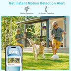 Indoor Security Camera 2K, 5G/2.4G WiFi Camera for Home Security with Auto Tracking, Pan/Tilt, Human/Pet Detection, SD&Cloud Storage, Baby Monitor Pet Camera with Phone APP, Night Vision, 2-Way Audio