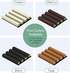 Premium Acoustic Wood Slat Wall Panels – Noise-Reducing Sound Absorption Panels for Home Theater, Studio & Office | Modern Decorative Slat Walling for Echo Control | Eco-Friendly & Easy to Install