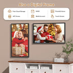 Smart Digital Calendar Chore Chart-for-Family-Planner - 32" Touchscreen Electronic Calendar with Photo Display and Interactive Star System, To do Notepad and Sync Online Calendar via APP, Wall Mounted