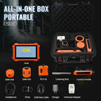 PQWT 125C Water Leak Detector, Indoor & Outdoor Underground Water Pipe Leak Detection Measurement Depth 9.84ft/3m