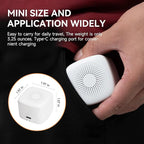 Vitelum White Noise Sleep Sound Machine for Relaxation, Meditation, Soothing Natural Sound for Sleep with Night Light