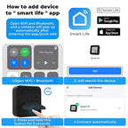 Sanofuturion WiFi Smart IR Remote Control, 3-in-1 Smart AC Controller with Temperature Humidity Sensor n Display, Intelligent Control of T&H for Home Greenhouse Pet Garage, Compatible with Alexa (C1)