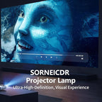 SORNEICDR Replacement Projector Lamp Bulb 5J.J9E05.001/5J.JCA05.001 Compatible with BENQ W1400, W1500, H6510BD, P1500, DW843UST, DX842UST, MW831UST, MW843UST, MX842UST Projectors, with Housing