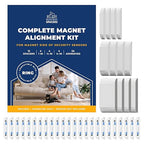 Adhesive Replacement Tape & Sensor Risers Bundle for Ring | Includes 24 Magnet Adhesives and 12 Ring Contact Sensor Spacers - Complete Home Sensor Installation Solution [Device/Magnet NOT Included]