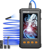 Oiiwak Endoscope Camera with Light, 5.5 mm Borescope, 4.3" IPS Screen HD Digital Snake Inspection Camera, IP67 Waterproof for Drain, Plumbing, Wall, Automotive- 3.5 m/11.5 ft