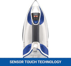 Reliable Velocity 240IR Steam Iron for Sewing, Quilting and Clothes, 1800W Compact Vapor Generator, Leak Free Continuous Steam, Touch Activated Control, Scratch Resistant and Easy to Clean Soleplate