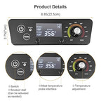 Upgraded Control Board for Pit Boss Wood Pellet Grills, Pit Boss Control Panel Thermometer Controller Replacement Compatible with Pit Boss P7-340/700/1000/540/440FB1 Matte Black with LCD Display