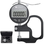 Neoteck Digital Thickness Gauge (Silver-Black, 0-0.5"/0.00005")