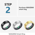 SEEKZERO Sizing Kit for Smart Ring, Size First Before You Buy - Choose from 8 Sizes - Sizes 6 to 13 - Find The Perfect Ring Size Smart Ring Only