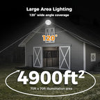 AIKVSXER 200W LED Barn Light 30000LM Dusk to Dawn LED Outdoor Area Security Light with Photocell IP66 Waterproof 6500K Daylight for Yard Street Farm Garden Garage 18 Pack