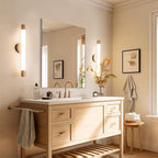 Mirrorons Frameless Mirror, Wall Mirror 24" x 32", Modern Rectangle Bathroom Mirrors for Wall with Polished Edge, Horizontally or Vertically. Upgraded Shatterproof, Entryways, Bathroom, Gym.