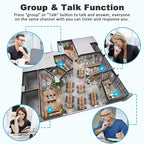 Wireless Intercom System for Home House Business - Room to Room Home Intercom System - 5300 Feet Intercoms Wireless for Home Communication - 3 Pack