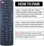 ZWP RC-200 Replacement Voice Remote Control Compatible for Superbox S5 Max /S5 Pro/Elite Ultra/Elite Pro+ /S6 max /S4 Pro /S6 Ultra (Without Voice for S4 Pro and S3 Pro)