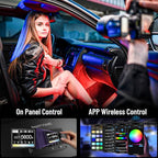 Mettlelite SPL420C RGB LED Video Light with APP Control, 360° Full Color RGB Panel Light, 2800K-8000K, CRI/TLCI 97+, 10 Scenes, Professional Photography Studio Lighting for YouTube/Stream/Photo/Video