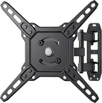 Full Motion Articulating Swivel TV Monitor Wall Mount Bracket for 13'' to 43'' TVs Articulating Arms Swivel Tilt Extension Rotation for Corner RV Motorhome Max VESA 200x200 Max Load 48 lbs