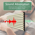 Premium Acoustic Wood Slat Wall Panels – Noise-Reducing Sound Absorption Panels for Home Theater, Studio & Office | Modern Decorative Slat Walling for Echo Control | Eco-Friendly & Easy to Install