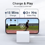LCGENS USB C Wall Charger Block 20W, 2-Pack Dual Port PD Power Delivery Fast Type C Charging Block Plug Compatible with iPhone 11/12/13/14/15/16/17 Pro Max, XS/XR/X, Ipad Pro, Samsung Galaxy