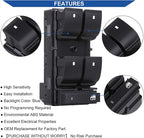 AiYiGu Driver Side Power Window Switch & 3 Pcs Passenger Window Switches, Compatible with 07-13 Chevy Silverado/GMC Sierra 1500 2500HD 3500HD/10-13 Yukon/09-16 Chevrolet Traverse/08-11 HHR