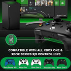 Upgraded Charger for Xbox One Controller Battery Pack with Four USB C Xbox Rechargeable Battery Pack Series X|S, One S/One X/Elite Controller Charger Station Accessories