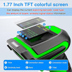 Symcode 2D Screen Barcode Scanner Wireless with Charging Stand,2 in 1 Wireless 433Mhz and Bluetooth 2600mAh 1D 2D Bar Code Scanner with Charging Stand for Store, POS, CPU, iPhone, Android
