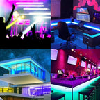 Timelux TV LED Backlights, 10ft LED Strip Lights Behind TV USB Operated Color Changing for 46-65 Inch TV RGB 5050 LED Tape Lights with IR Remote Controller and Dimmable