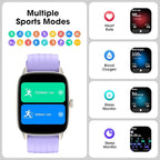 Pedometer Watch No APP/Phone Required, Waterproof Fitness Tracker Watch with Heart Rate Monitor, Large Screen with Pedometer, Sleep Tracking, Calories & Step Counter, Smart Watches for Women Men