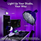 ULANZI D200H 7-in-1 Deck U-Studio Stream Controller Shortcut Keyboard, LCD Customizable Macro Keys Programmable Keypad Soundboard to Control Apps and Software Like OBS Twitch YouTube for Mac/PC