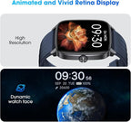 Pedometer Watch No APP/Phone Required, Waterproof Fitness Tracker Watch with Heart Rate Monitor, Large Screen with Pedometer, Sleep Tracking, Calories & Step Counter, Smart Watches for Women Men