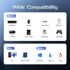 intpw P9R PRO USB C Hub Ethernet, 10 in 1 USB Docking Station 10Gbps with 4K@60Hz HDMI, USB C and 2 USB A 3.2, LAN, 2 USB A 2.0, PD 100W, SD/TF Ports, USB to Ethernet Adapter for PC, iPhone 16/15, Mac