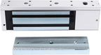 Door Access Control System 1200lbs Magnetic Lock Kit with 4 Remote Controls Stainless Steel Exit Button