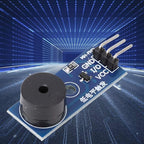 Passive Buzzer Module, 5 Pcs 3. 3-5V Passive Low Level Buzzer Frequency Controllable Sound Module with 3 Pin Control for Electronic Projects