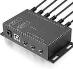 ICESPRING Infrared Repeater System IR Repeater Kit Control Up to 10 Devices Hidden IR System Infrared Remote Control Extender Kit