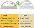 Aipsun 4 Pack Aluminum Modern Indoor LED Wall Sconce Hardwired Interior Wall Lights Up and Down Wall Mount Light for Living Room Bedroom Corridor Conservatory Warm White 3000K(with G9 Bulbs)