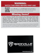 Rockville RCC12-250-2 12 AWG 250ft CCA Speaker Wire, CL2 Rated, 70V Compatible, In-Wall/Ceiling, Flexible Jacket, High Strand Count, for Home Theater and Commercial Audio