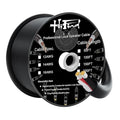HiFind 12/2 Gauge Speaker Wire Cable 250 Ft-Tinned OFC Copper-UL CL3 Rated- Indoor/Outdoor-Pro Series 12 AWG-UV PVC Jacket&Cotton, Hi-Fi Sound for Car Audio,Home Theater Speakers,Stereos-Black