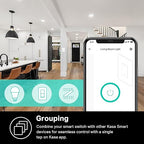 Kasa Smart Dimmer Switch HS220, Single Pole, Needs Neutral Wire, 2.4GHz Wi-Fi Light Switch Works with Alexa and Google Home, UL Certified, No Hub Required, 1 Pack