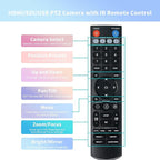 TONGVEO PTZ Camera HDMI/USB 10X Optical Zoom 60fps 1080P Video Conference Camera for Church Worship Live Streaming Meeting Online Learn with Zoom YouTube OBS and More