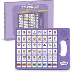 Joyreal AAC Device for Autism, Non Verbal Communication Tools for Speech Therapy & Stroke Rehab. Communication Tablet, Autism Talking Aids with 8 Programmable Buttons & Adjustable Volume (Purple)