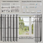 SmartWings Automatic Curtain Opener with Drapery, Motorized Vertical Blinds with Remote, Electric Closet Doors Sliding Panels Compatible with Alexa Google Homekit, 93% Blackout Light Grey