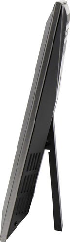 AcuRite Digital Vertical Weather Forecaster with Indoor/Outdoor Temperature, Humidity, and Date and Time (01121M) , BLACK