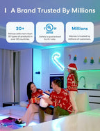 meross Smart LED Light Bulb, Smart WiFi LED Bulbs Compatible with Apple HomeKit, Siri, Alexa, Google Home & SmartThings, Dimmable E26 Multicolor 2700K-6500K RGBWW, 810 Lumens 60W Equivalent, 2 Pack
