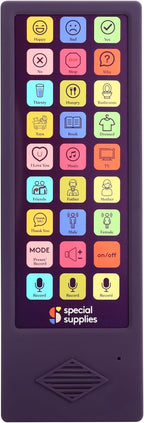 Talker Buddy AAC Communication Device for Non-Verbal Kids & Adults – Speech Therapy Aid, Recordable Talking Device, Portable AAC Device for Special Needs, Hospital, Home, School