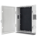 Namunanee Outdoor Electrical Junction Box, ABS Water Resistant Enclosure with Internal Mounting Panel & Hinged Cover (13" H* 9.2" L* 3.7" W)